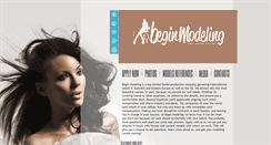 Desktop Screenshot of beginmodeling.com